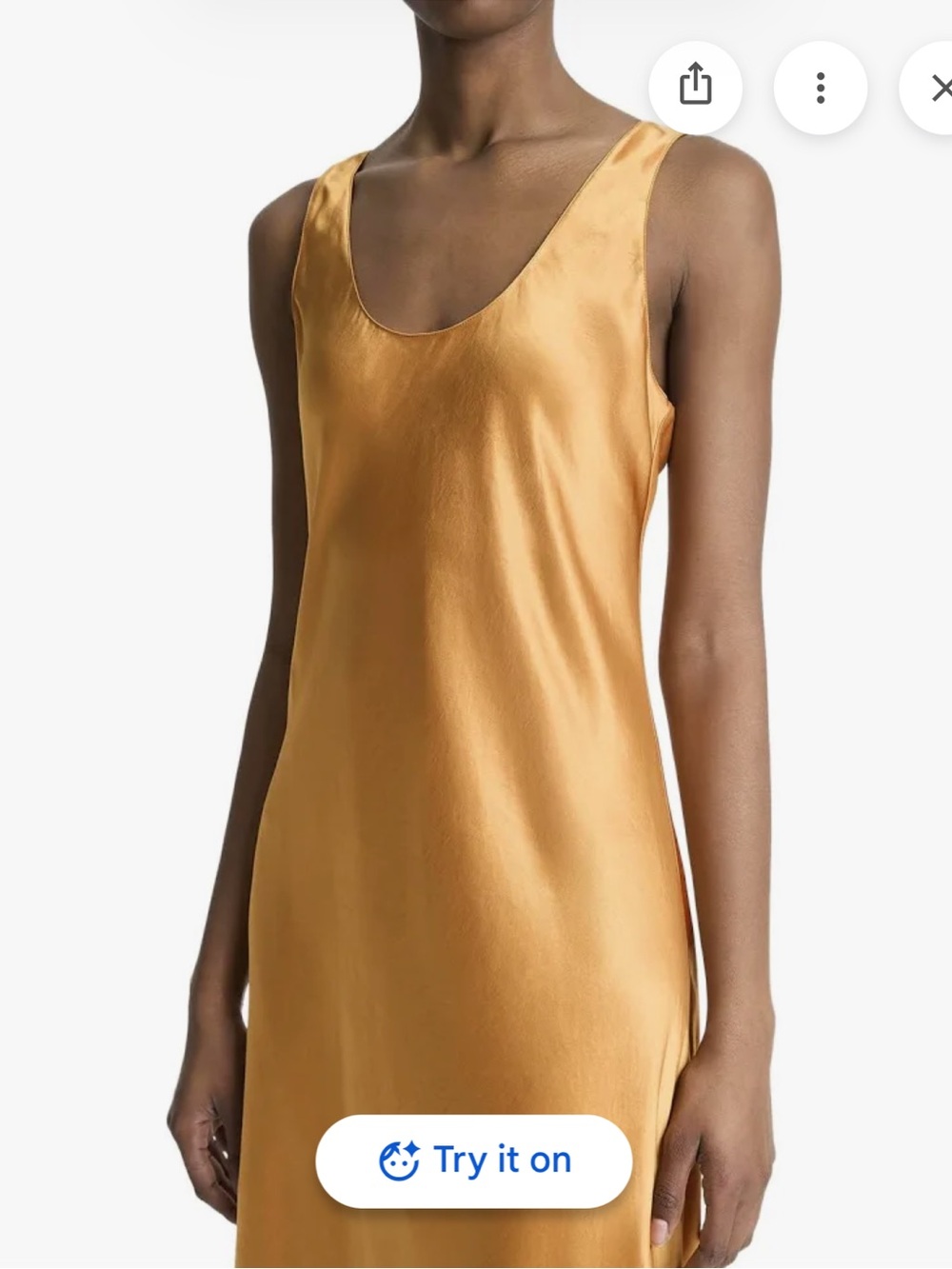 Vince | Bias Satin Tank Dress - Picture 5 of 5